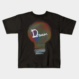 Colorful lamp - dream - black Kids T-Shirt